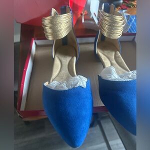 Blue Dress Shoes